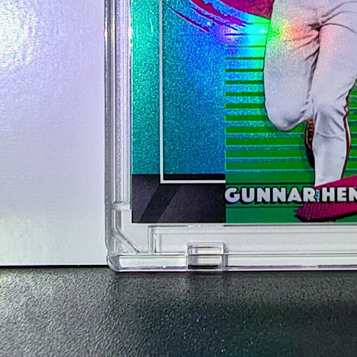 Gunnar Henderson 2026 MLB Topps Finest Green Refractor Baltimore Orioles 185/199