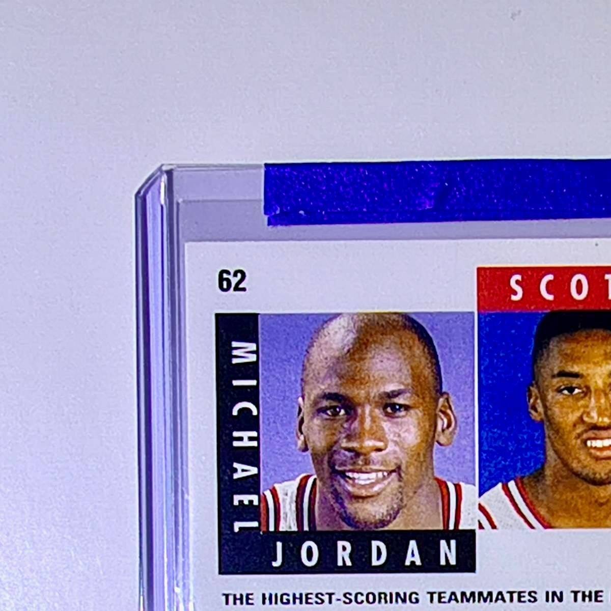 Michael Jordan Scottie Pippen 1992-93 Upper Deck Scoring Threats #62 Card Bulls