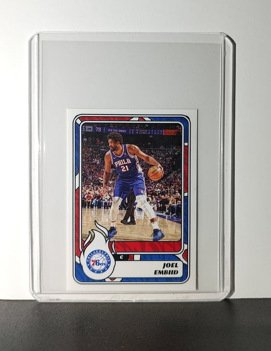 Joel Embiid 2024-25 Panini NBA #256 Sticker Card Philadelphia 76ers