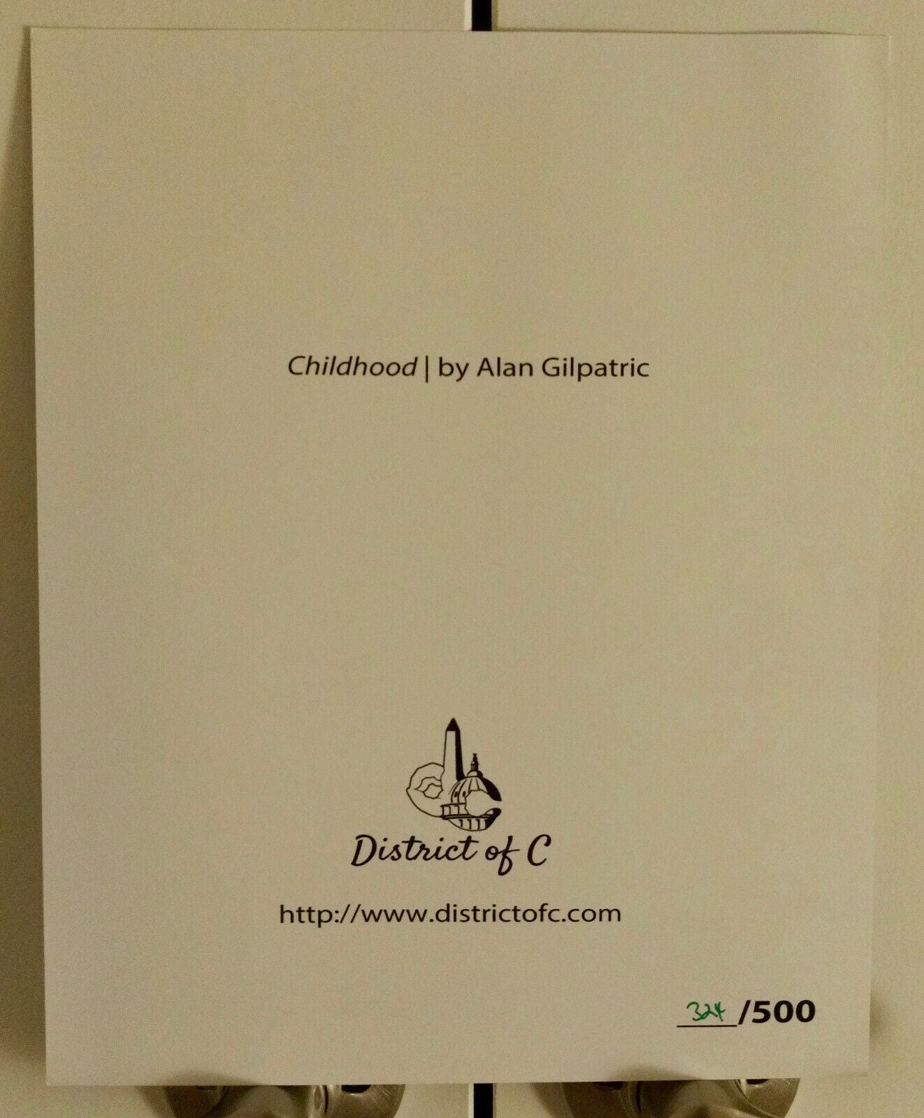 Childhood by Alan Gilpatric - District of C Limited Edition Framed Art Print