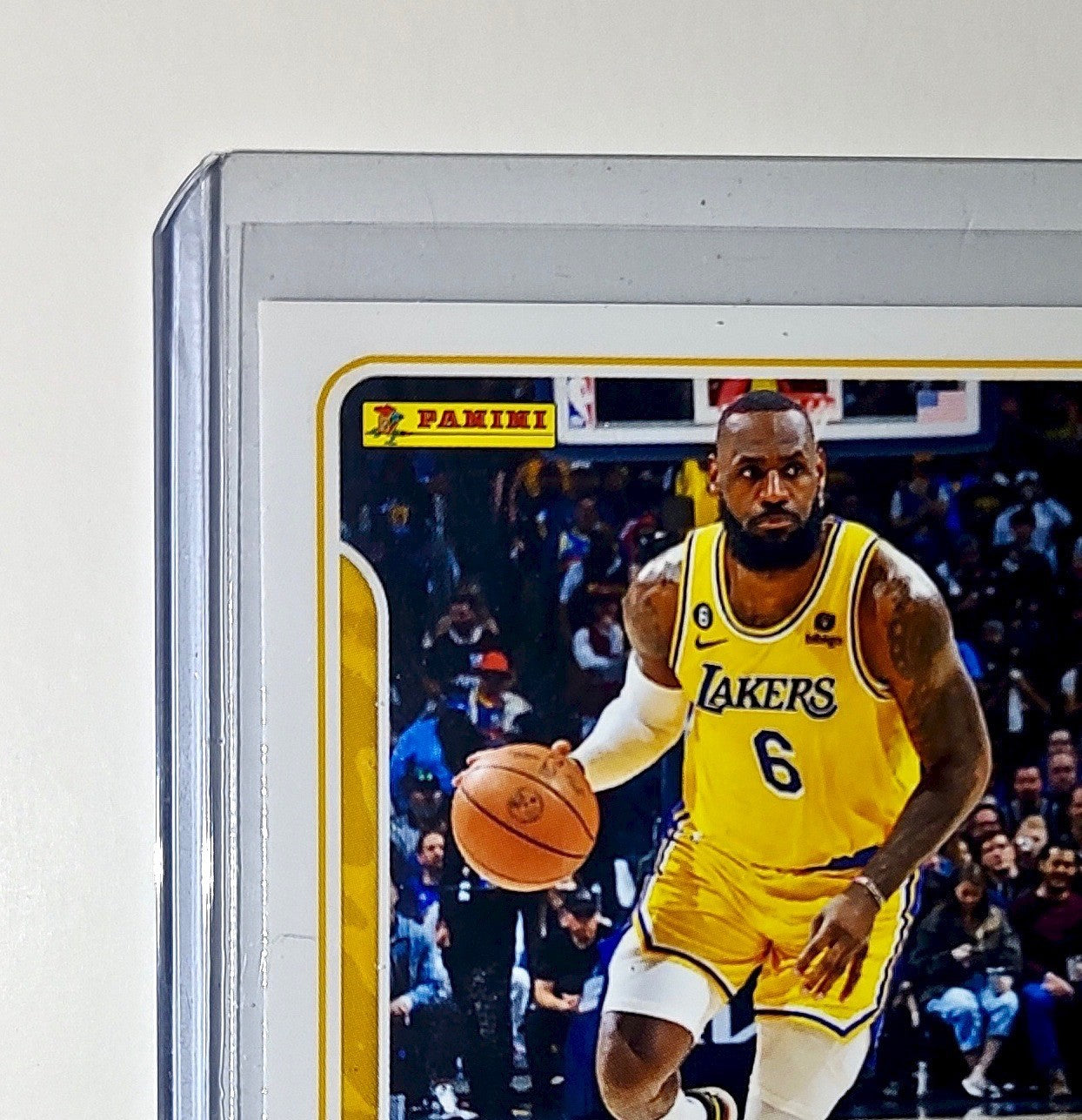 Lebron James 2023-24 Panini NBA #93 Sticker Card Los Angeles Lakers