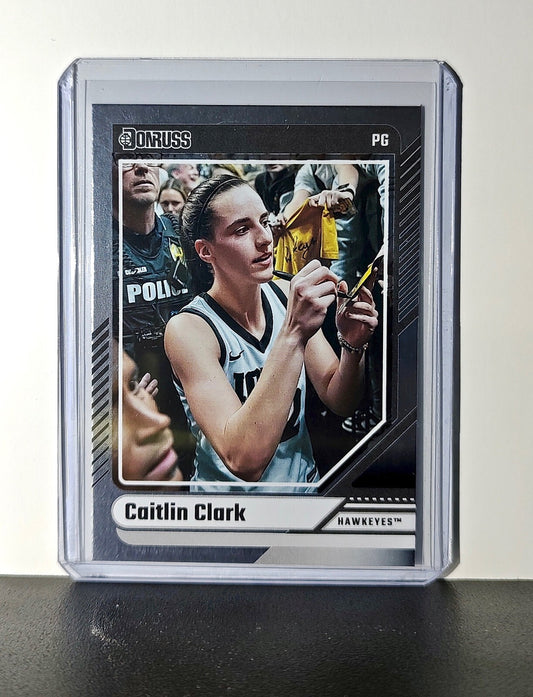 Caitlin Clark 2024 Silver Foil Panini Donruss #7 Basketball Card Iowa Hawkeyes