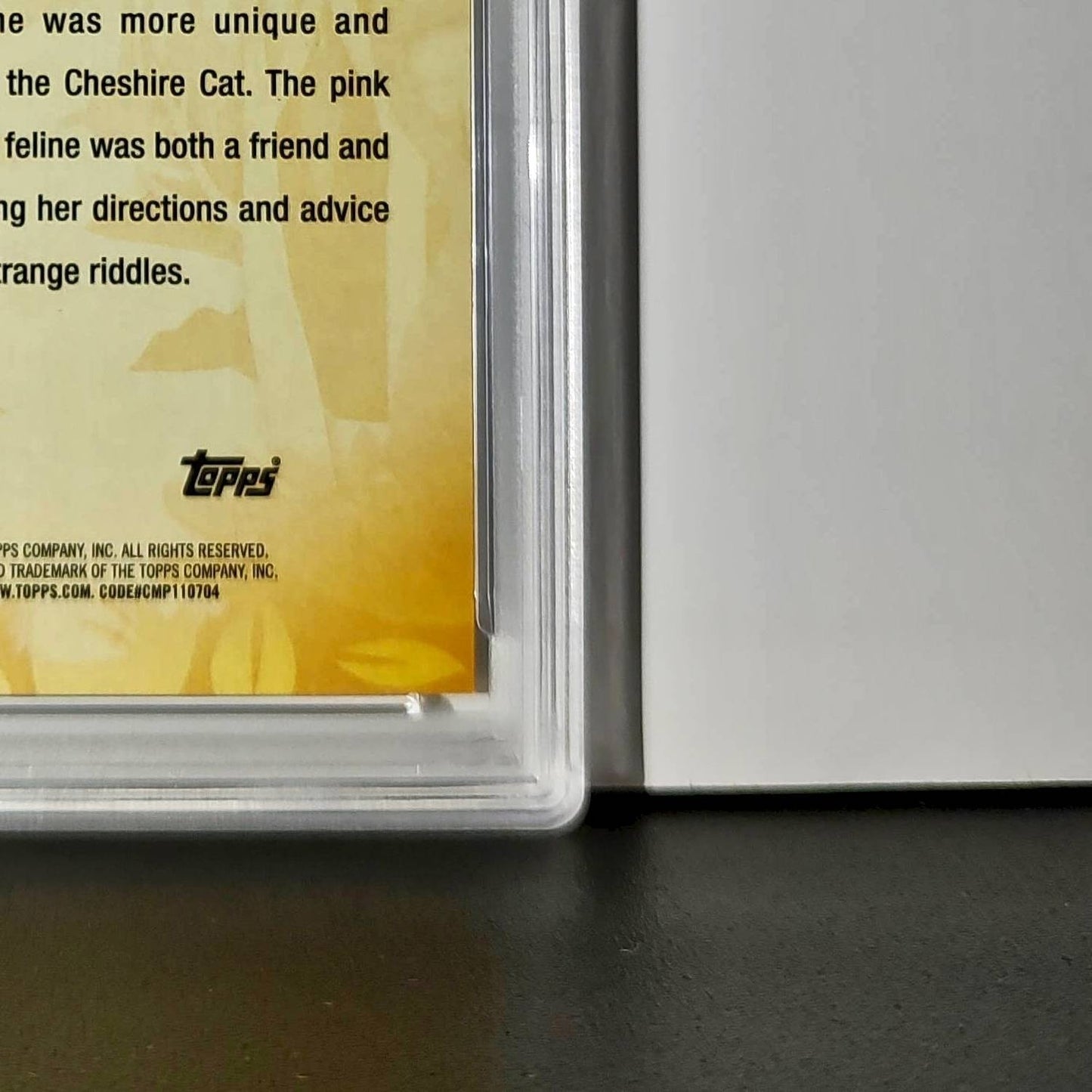 Cheshire Cat 2025 Topps Disney #FF-6 Furry Friends Card PSA 9