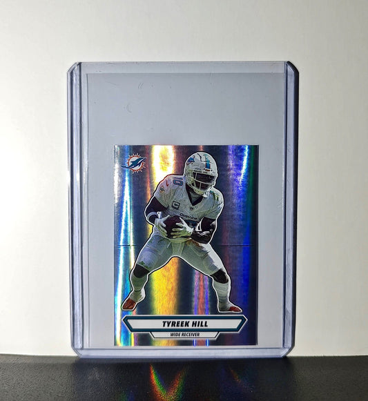 Tyreek Hill 2025 Panini NFL #55 Foil Sticker Miami Dolphins