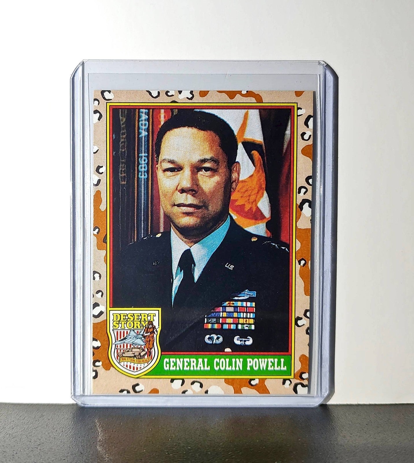 General Colin Powell 1991 Topps Desert Storm #2 Card