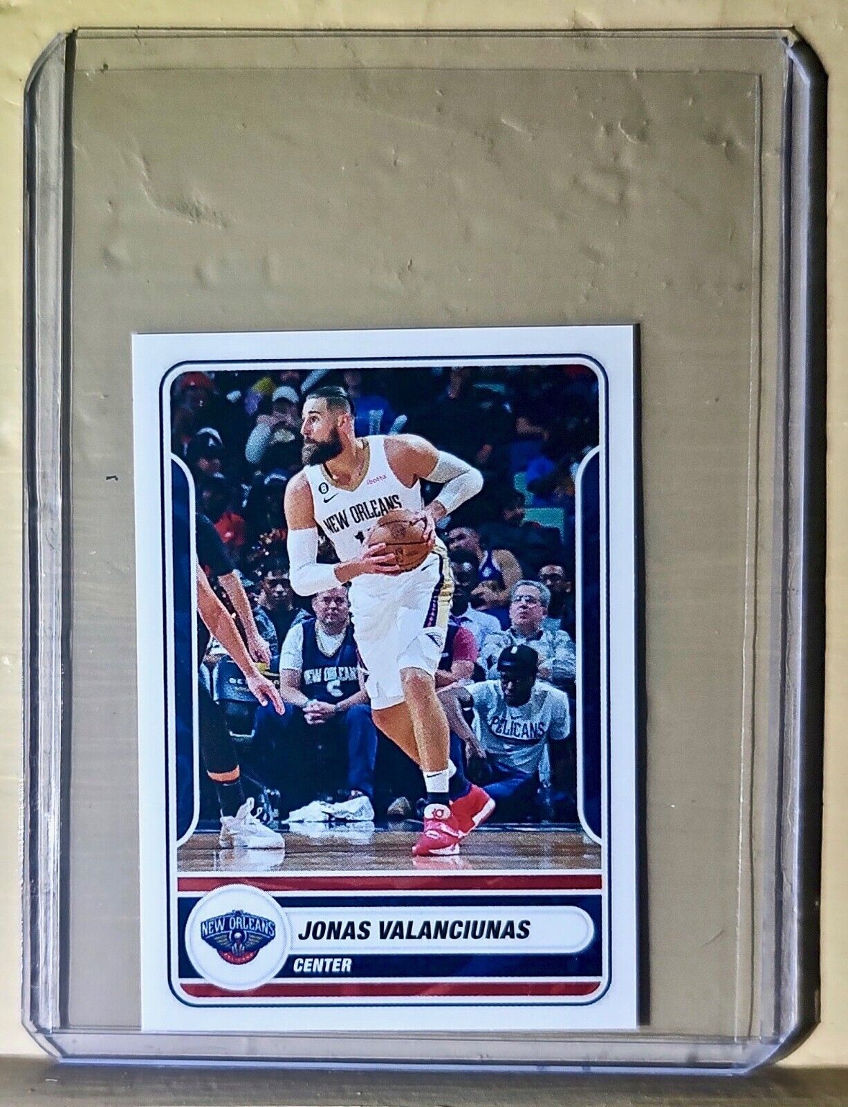 2023-24 Jonas Valančiunas Panini NBA Basketball #408 Sticker Pelicans