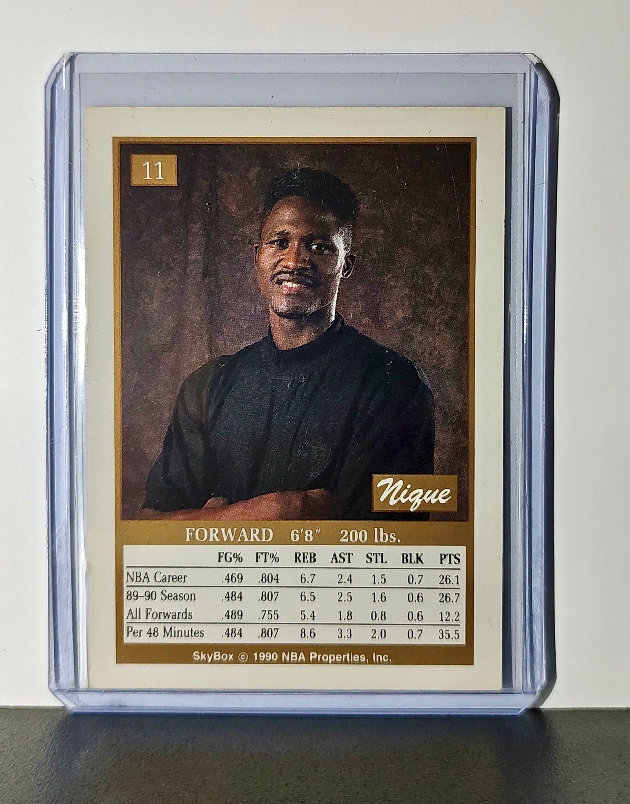 Dominique Wilkins 1990 Skybox NBA #11 Card Atlanta Hawks