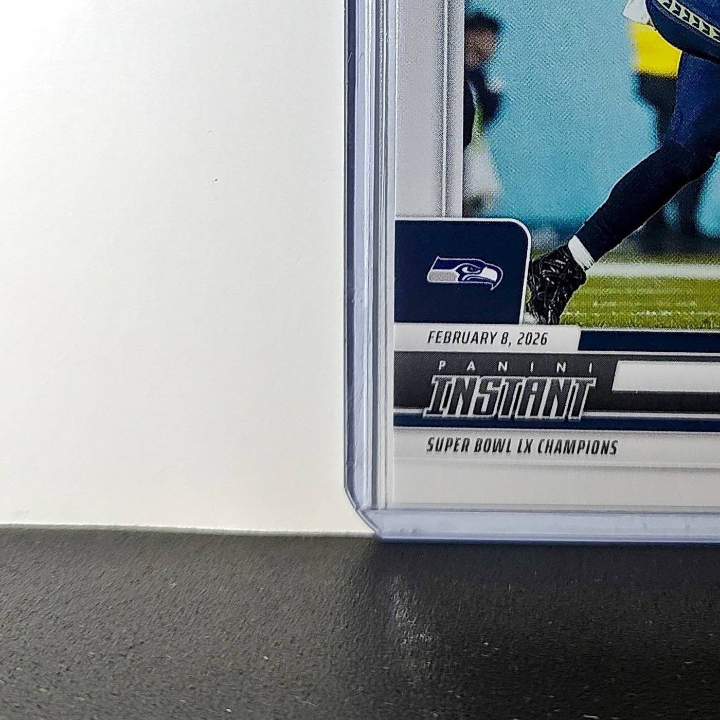 AJ Barner 2026 Panini NFL Super Bowl LIX Champions #9 Card Seattle Seahawks