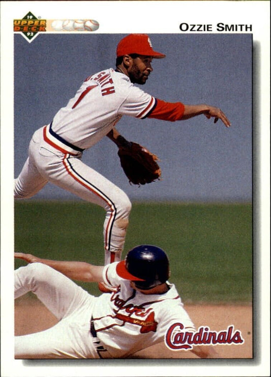 Ozzie Smith 1992 Upper Deck MLB #177 Baseball Card St. Louis Cardinals BB