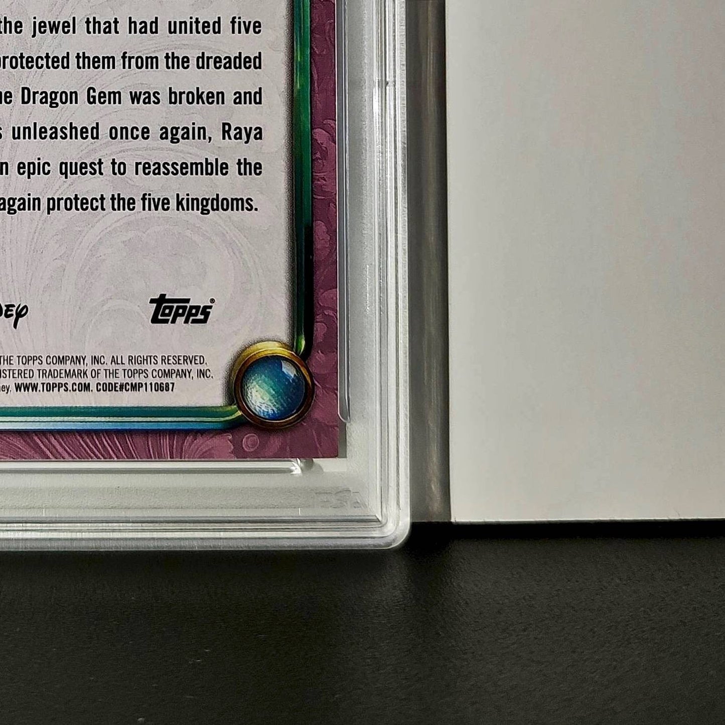 Raya 2025 Topps Disney Cartoon Princess #163 Raya and the Last Dragon PSA 10