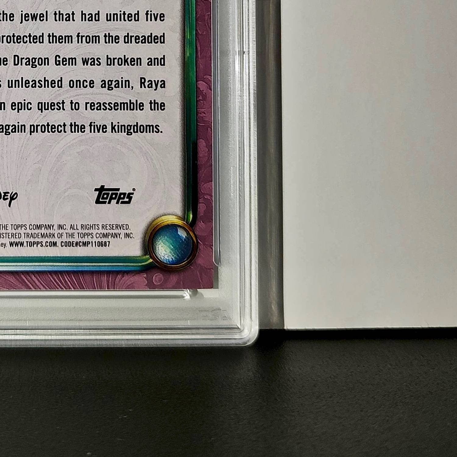 Raya 2025 Topps Disney Cartoon Princess #163 Raya and the Last Dragon PSA 10