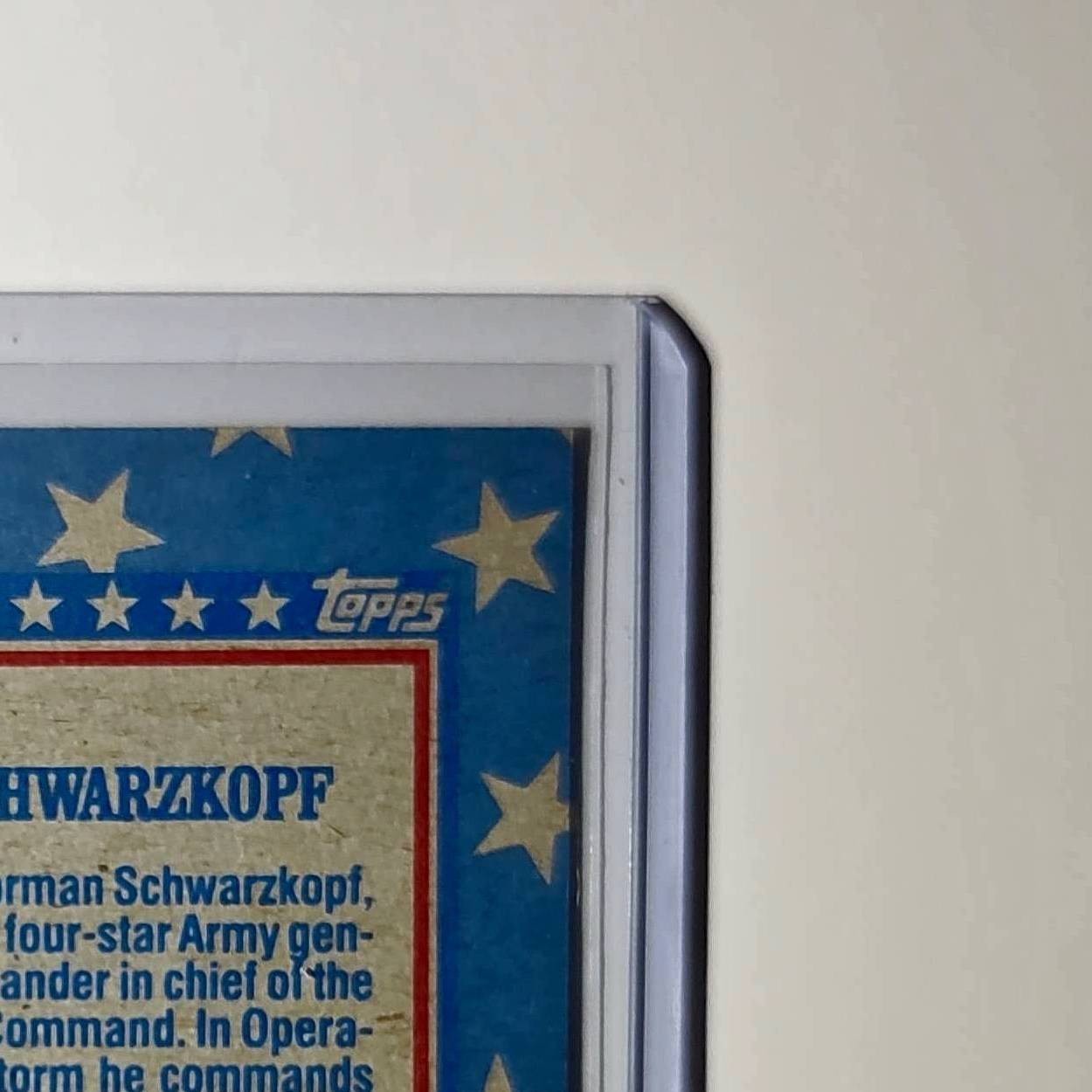 General Schwarzkopf 1991 Topps Desert Storm #157 Card