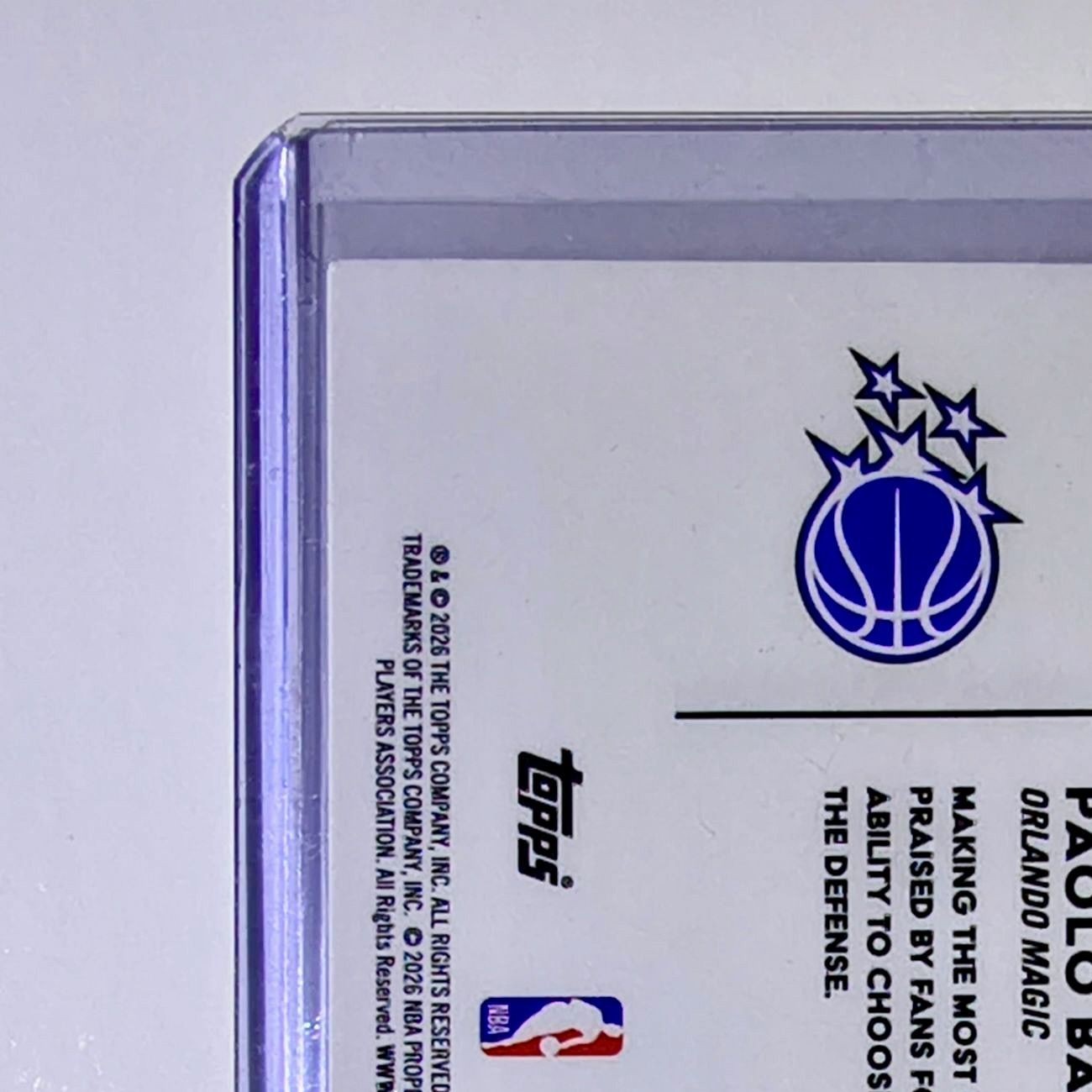 Paolo Banchero 2025-26 NBA Topps Chrome Update Fanatical #FAN-2 Card Magic