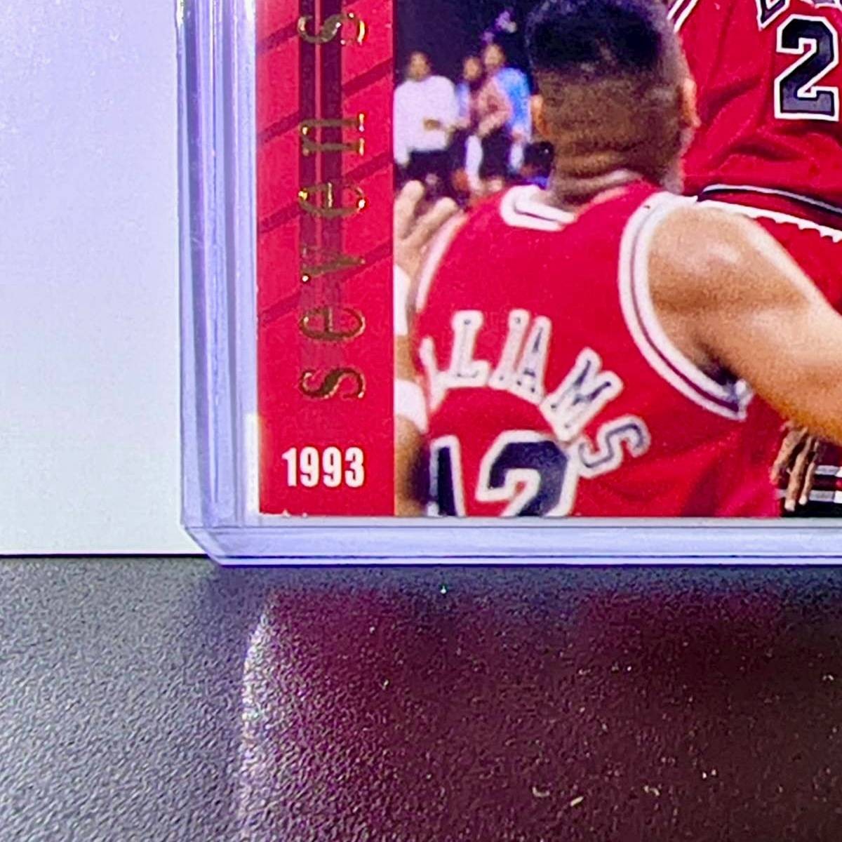 Michael Jordan Wilt Chamberlain 1993-94 Upper Deck Seven Straight SP3 Card Bulls
