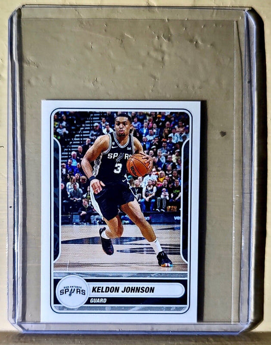 2023-24 Keldon Johnson Panini NBA Basketball #468 Sticker San Antonio Spurs