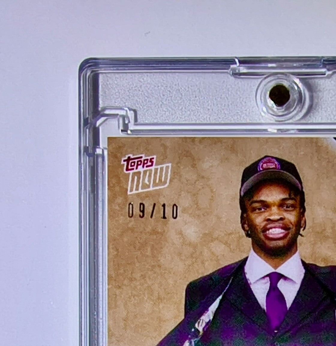 Ebuka Okorie 2026 Rookie NBA Topps Draft #EOK2-A Autograph Card Pistons 09/10