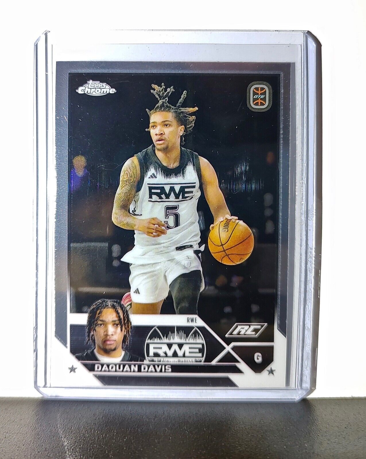 Daquan Davis Rookie Card 2023-24 Topps Chrome Overtime #99 RWE