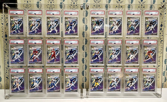 2023 Panini Supernova NFL Complete 24 Card Football Set PSA 10 Gem & Display