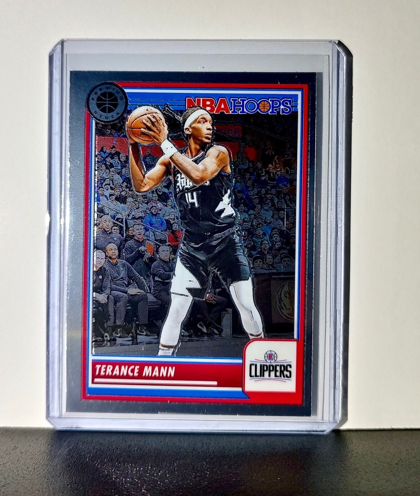 Terance Mann 2023-24 Panini Premium Stock NBA Hoops #84 Card LA Clippers