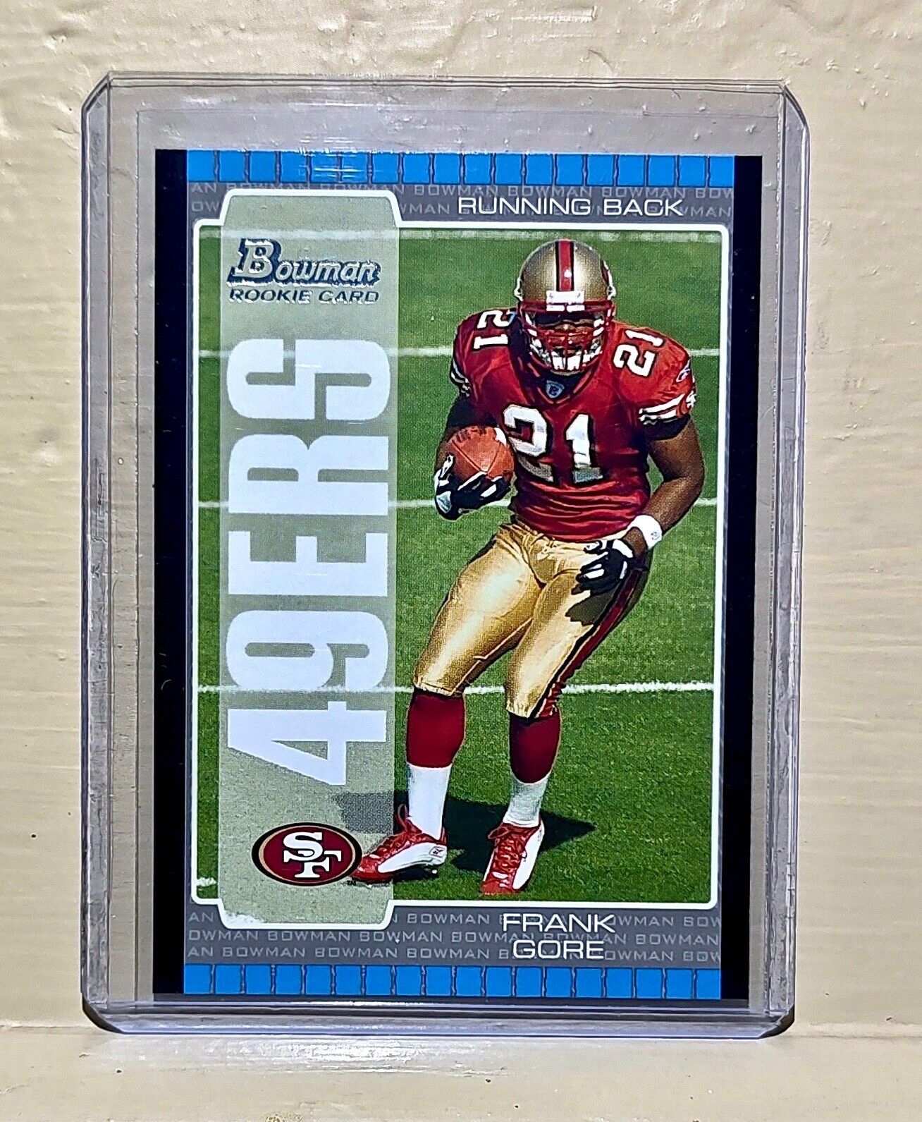 2005 Frank Gore Topps Bowman #130 NFL Rookie Trading Card 49ers