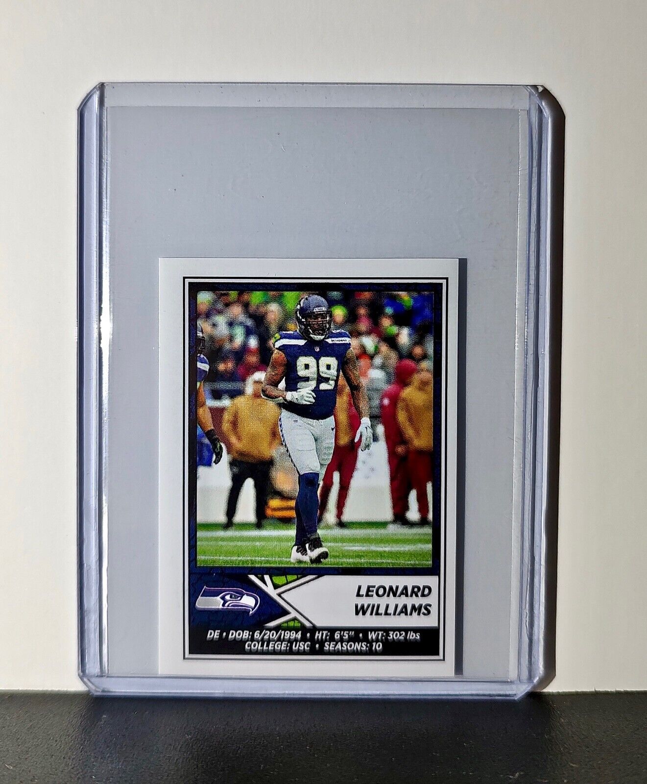 Leonard Williams 2024 Panini NFL Sticker #547 Seattle Seahawks