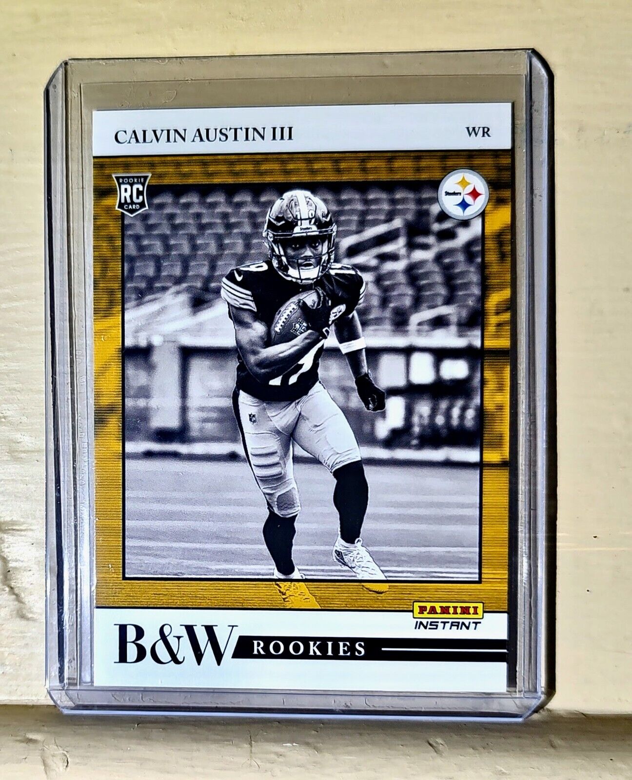 Calvin Austin III 2022 Panini NFL Black & White Rookies #40 Football Card 1/649