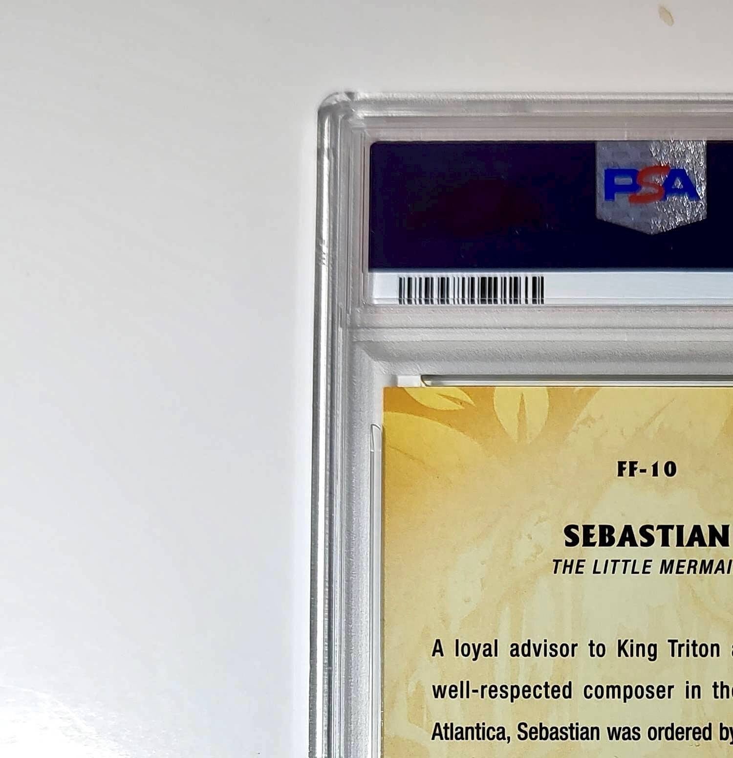 Sebastian 2025 Topps Disney #FF-10 Furry Friends Card The Little Mermaid PSA 9