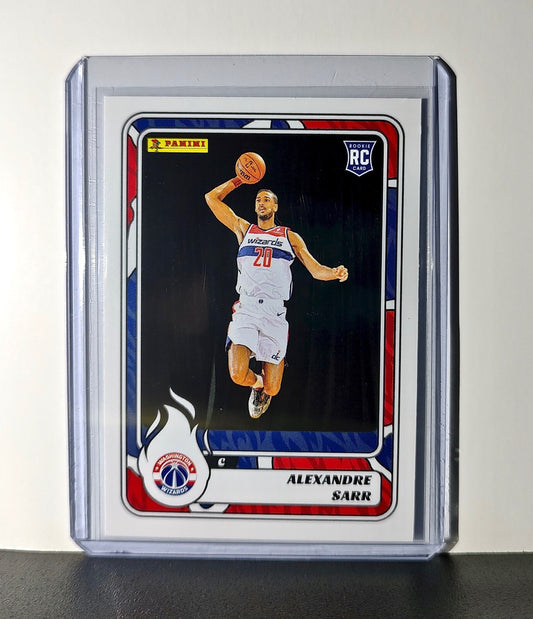 Alexandre Sarr Rookie 2024-25 Panini NBA #84 Sticker Card Washington Wizards