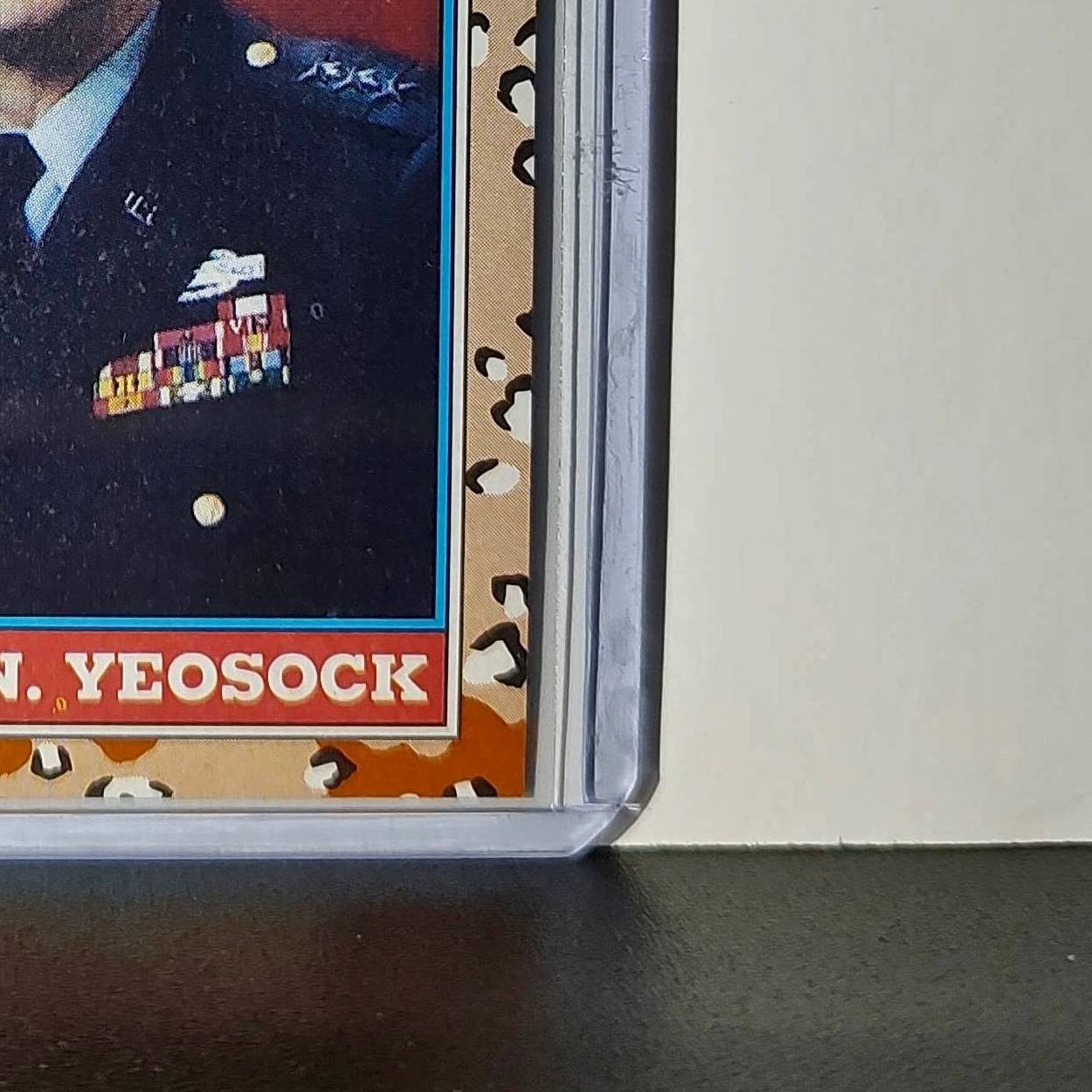 General John Yeosock 1991 Topps Desert Storm #161 Card