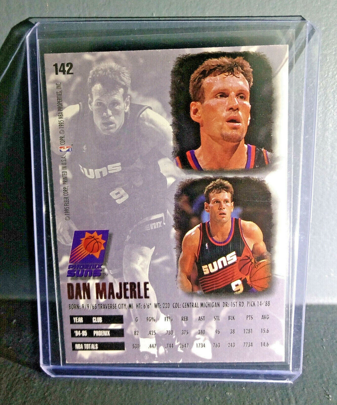 1995-96 Dan Majerle Fleer Ultra #142 Basketball Card