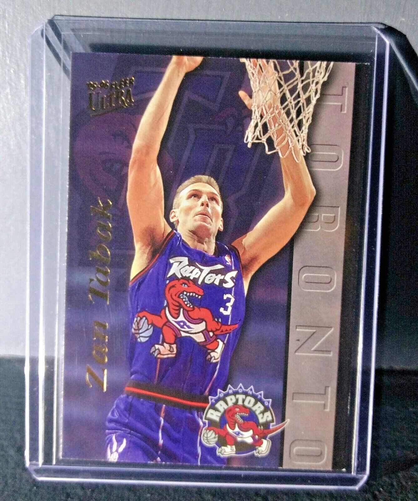 1995-96 Zan Tabak Fleer Ultra #254 Raptors Expansion Team Basketball Card