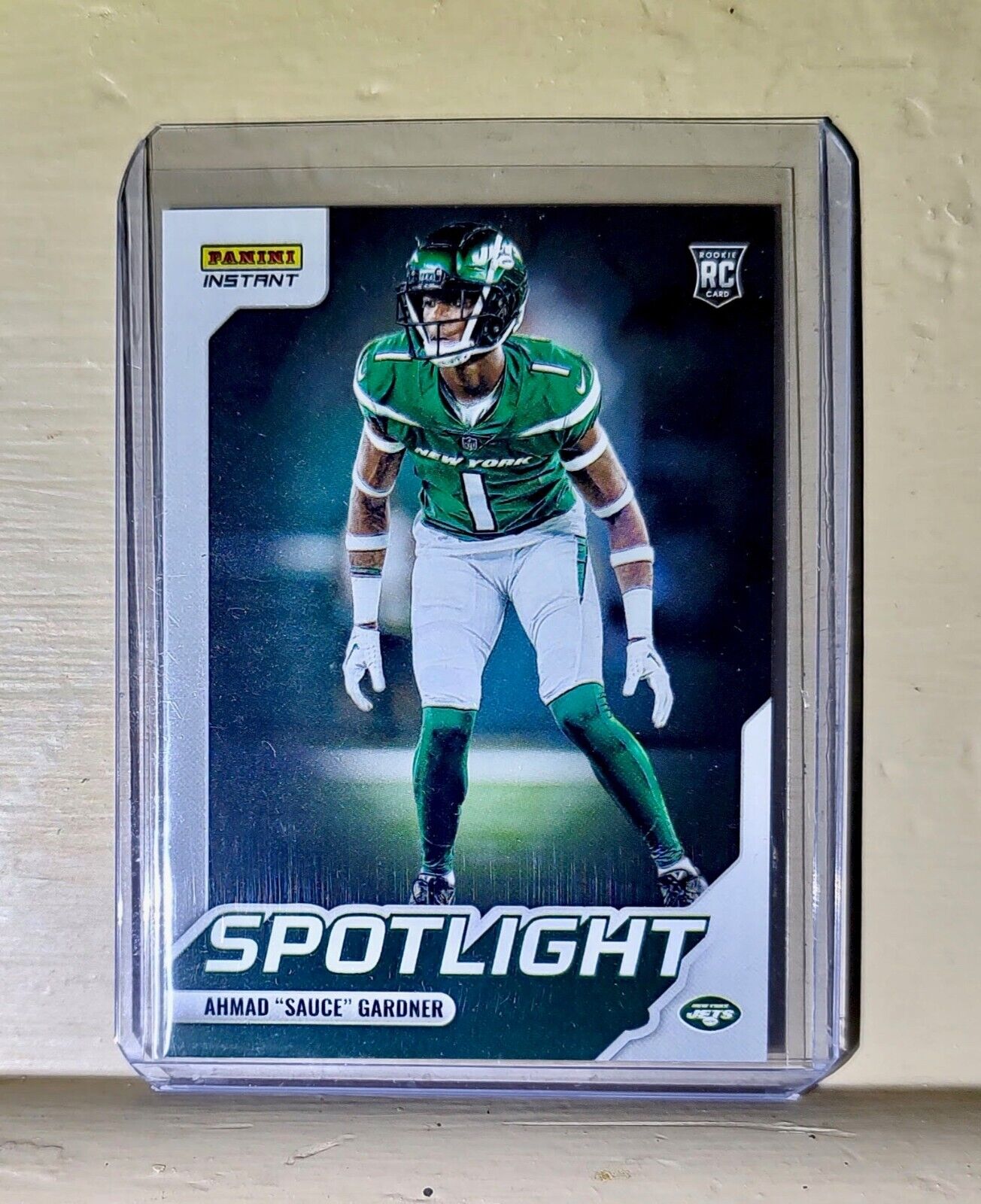 Ahmad “Sauce” Gardner 2022 NFL Panini #3 Spotlight Rookie Football Card 1/603