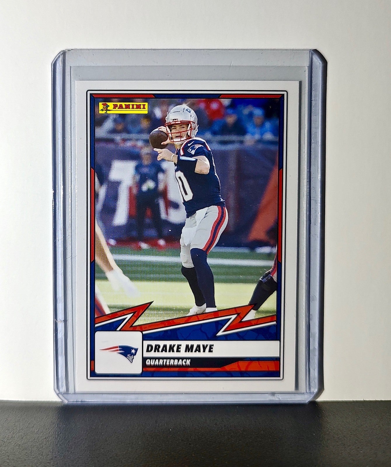 Drake Maye 2025 Panini NFL #35 Sticker Card New England Patriots