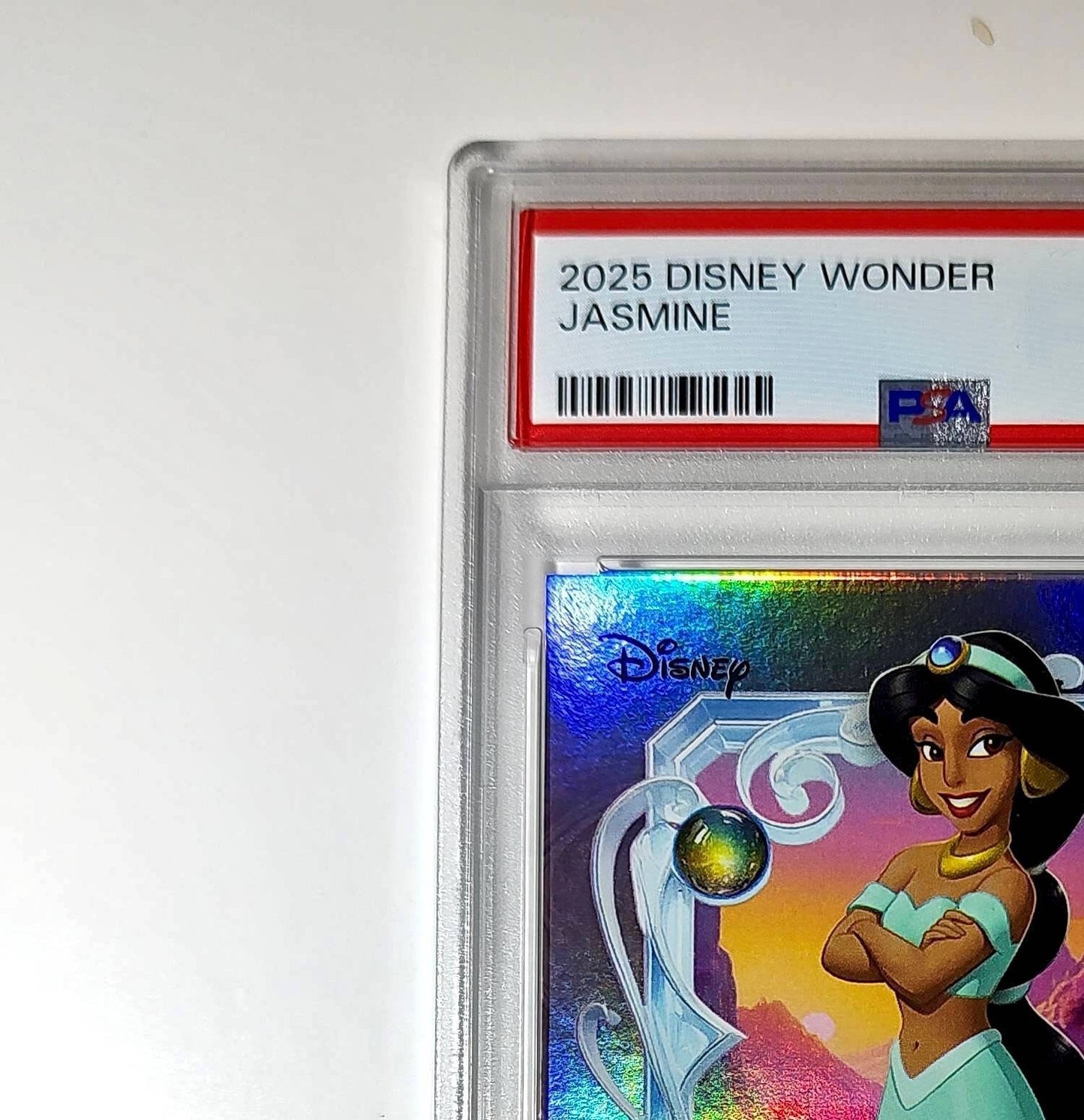 Jasmine 2025 Topps Disney Cartoon Princess #156 Card Aladdin PSA 9 MT