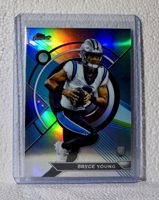 Bryce Young 2023 Topps Finest Refractor NFL #158 Rookie Card Carolina Panthers