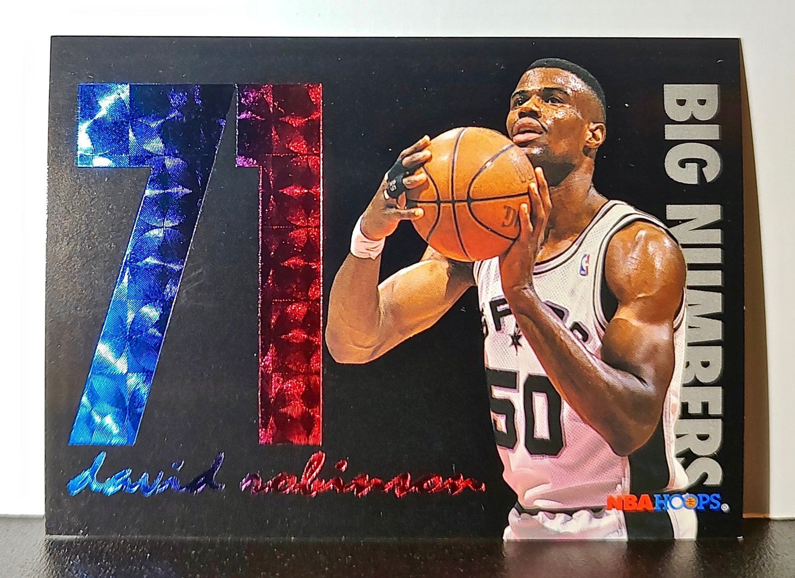 1994-95 Skybox NBA Hoops Big Numbers Cards Set of 12 with Acrylic Display