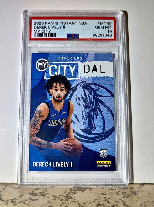 Dereck Lively II 2023 Panini MyCity Rookie NBA #MY-30 Basketball Card PSA 10 Gem