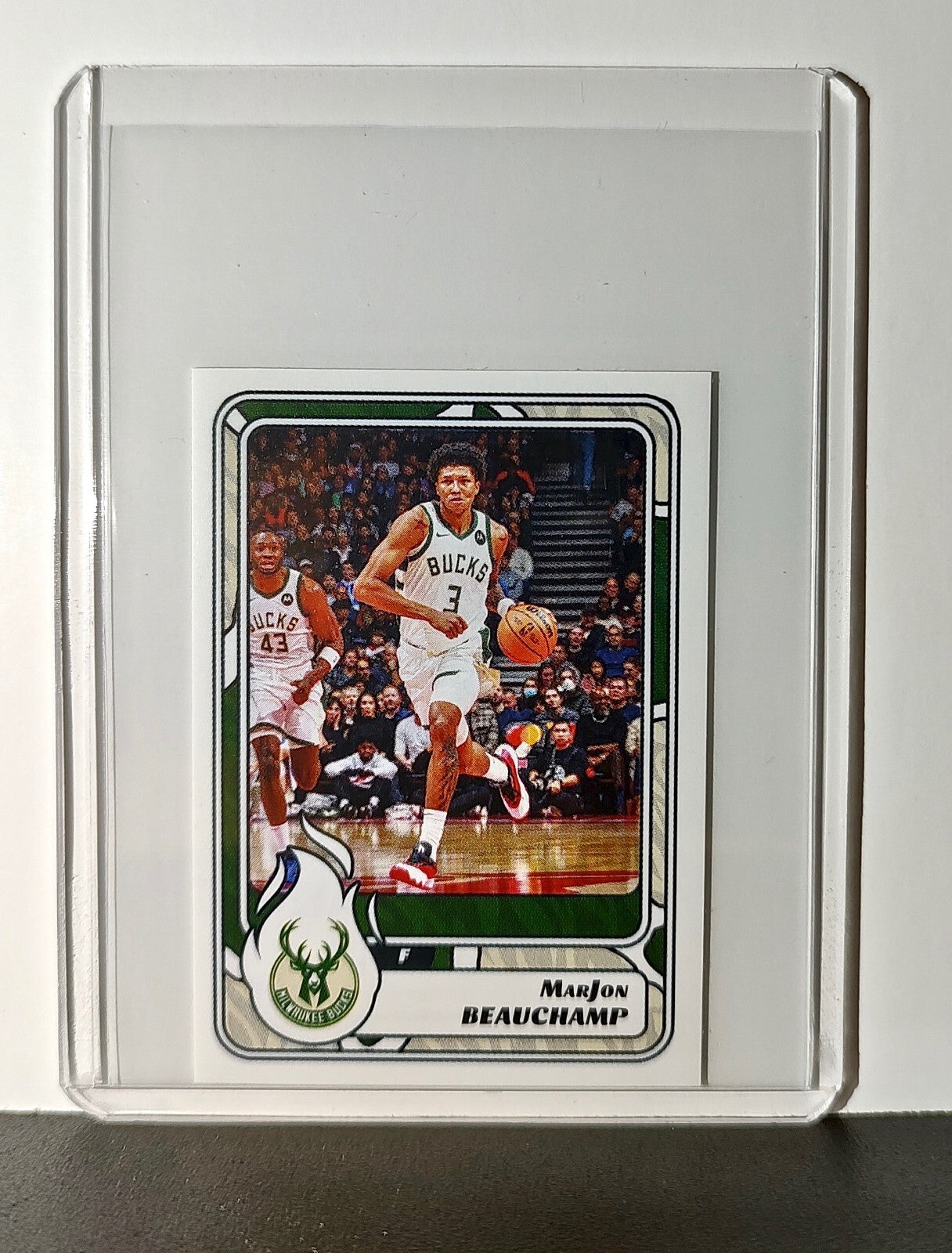 MarJon Beauchamp 2024-25 Panini NBA #222 Sticker Card Milwaukee Bucks