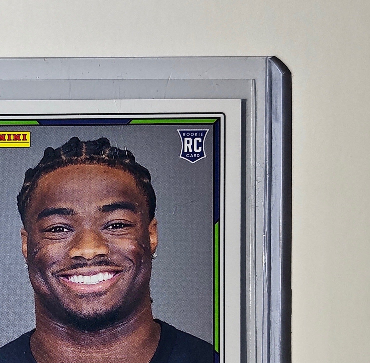 Jalen Milroe Rookie 2025 Panini NFL #95 Sticker Card Seattle Seahawks
