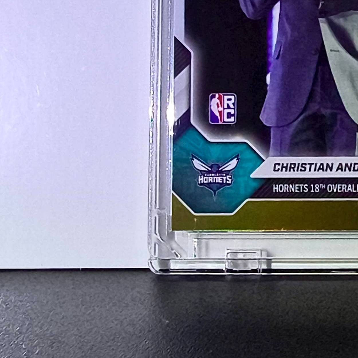 Christian Anderson Jr. Rookie 2026-27 Topps NBA Draft Gold Foil 30/50 Hornets