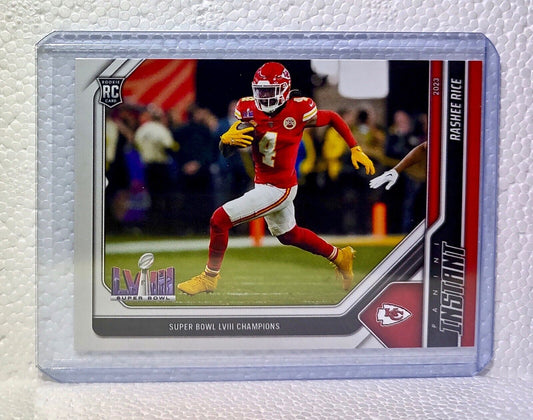 Rashee Rice 2023 Panini NFL Superbowl Champions #7 Card Kansas City Chiefs