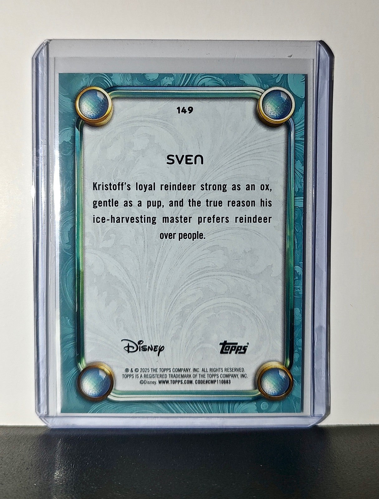 Sven 2025 Topps Disney Wonder #149 Diamond Card Frozen