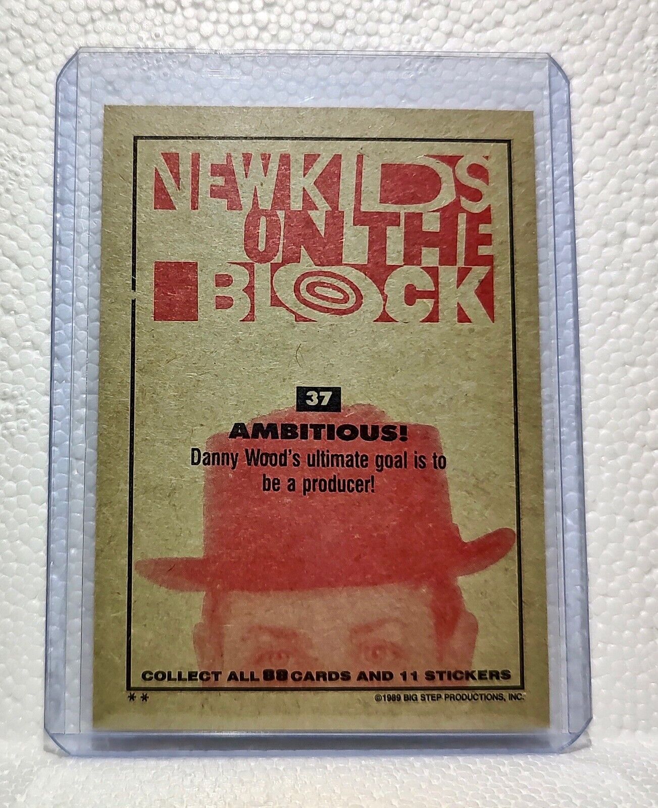 Ambitious! 1989 New Kids on the Block #37 Trading Card