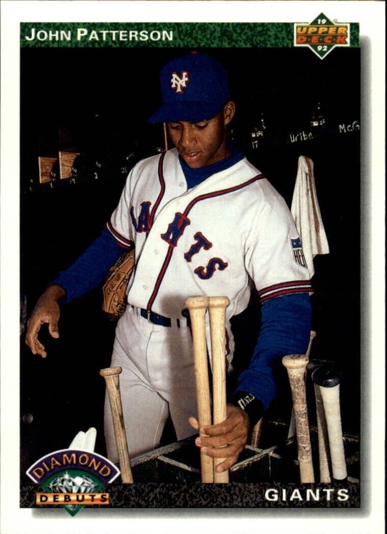 John Patterson 1992 Upper Deck MLB #778 Rookie Baseball Card SF Giants