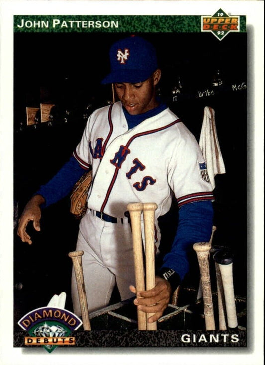 John Patterson 1992 Upper Deck MLB #778 Rookie Baseball Card SF Giants