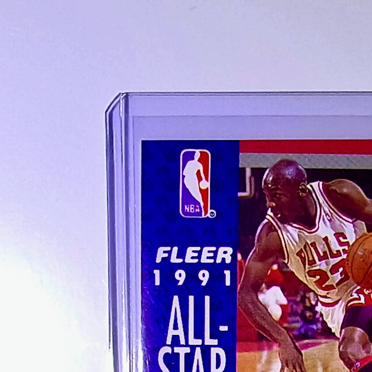 Michael Jordan 1991-92 Fleer All-Star Team #211 Basketball Card Chicago Bulls