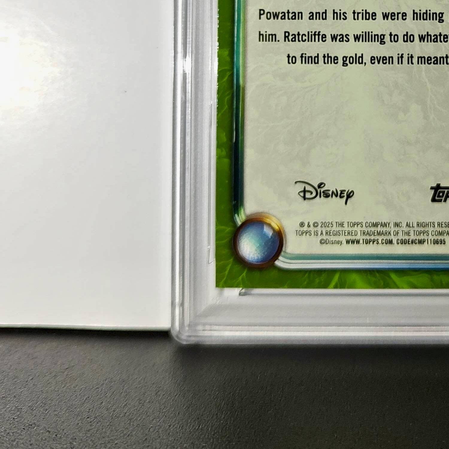 Governor Ratcliffe 2025 Topps Disney Wonder #179 Card Pocahontas PSA 8