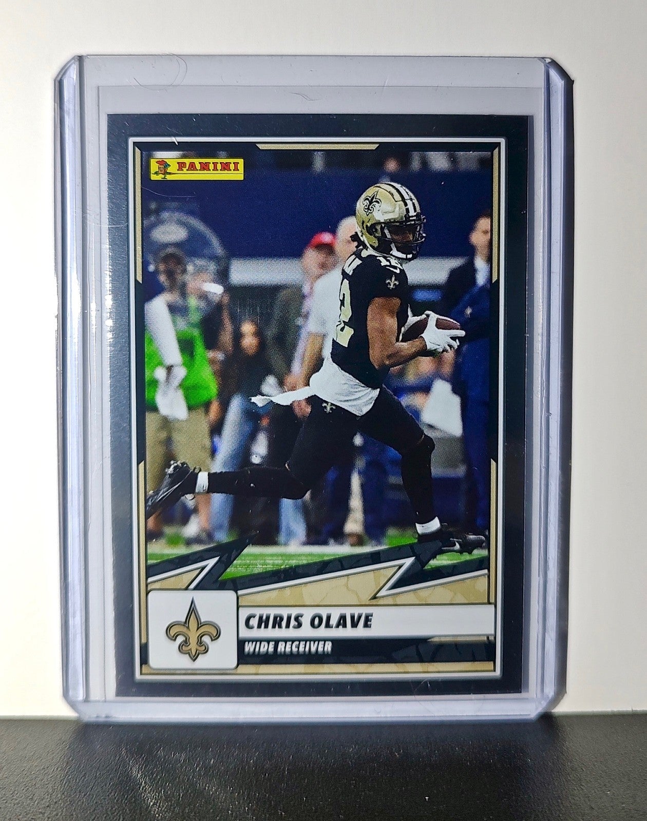 Chris Olave 2025 Panini NFL #44 Foil Sticker Card New Orleans Saints