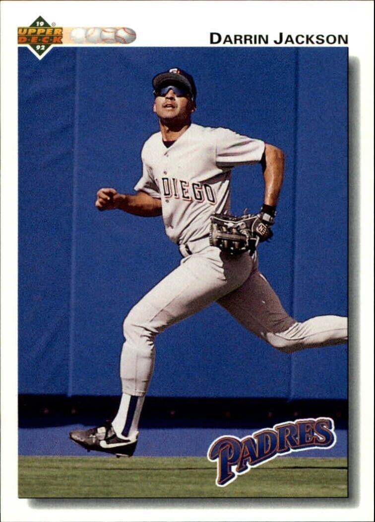 Darrin Jackson 1992 Upper Deck MLB #328 Baseball Card San Diego Padres