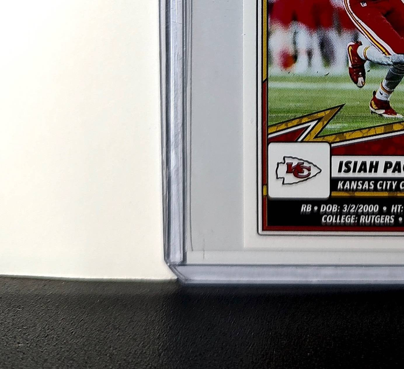 Isiah Pacheco 2025 Panini NFL #249 Sticker Kansas City Chiefs